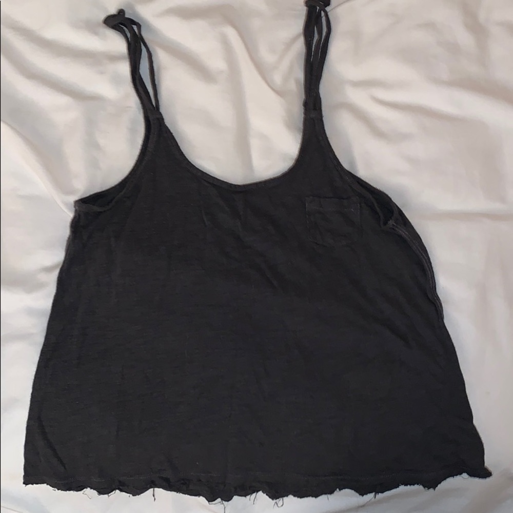 AE Flowy Grey Tank Top